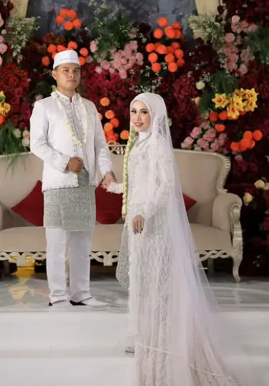 hasil rias pengantin islami
