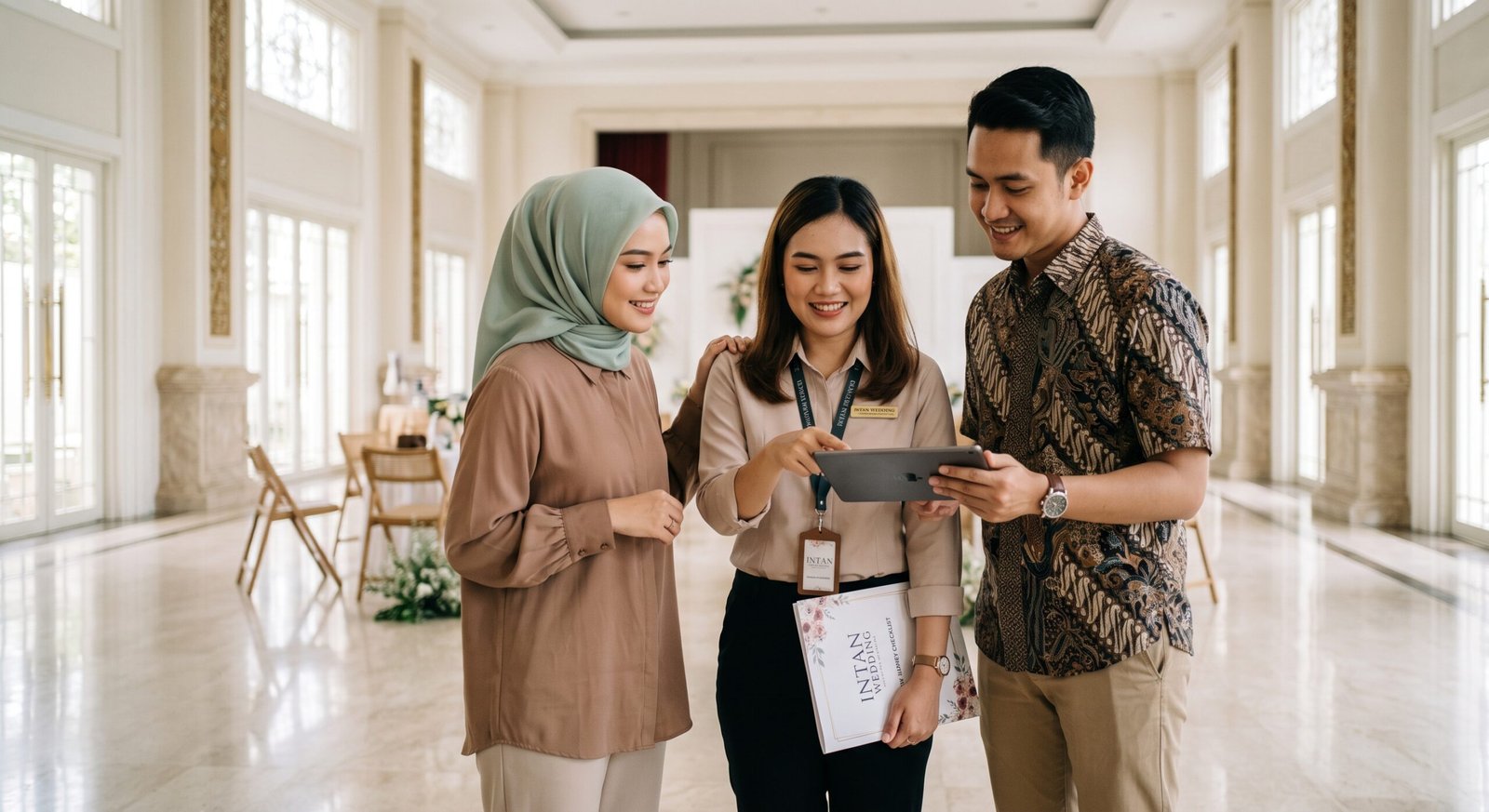 survei lokasi gedung pernikahan intan wo