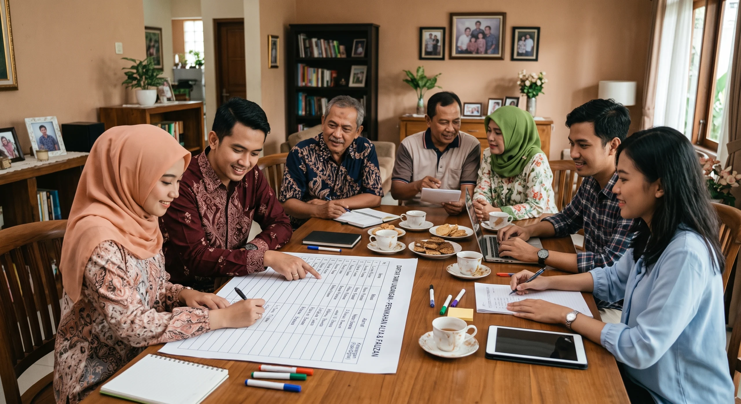 cara mengatur tamu undangan pernikahan