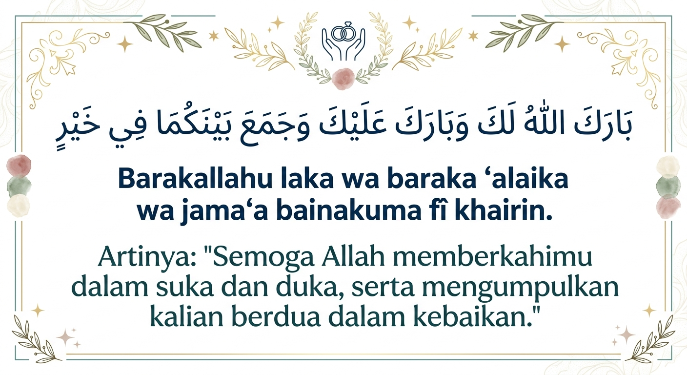 ucapan doa untuk pengantin baru