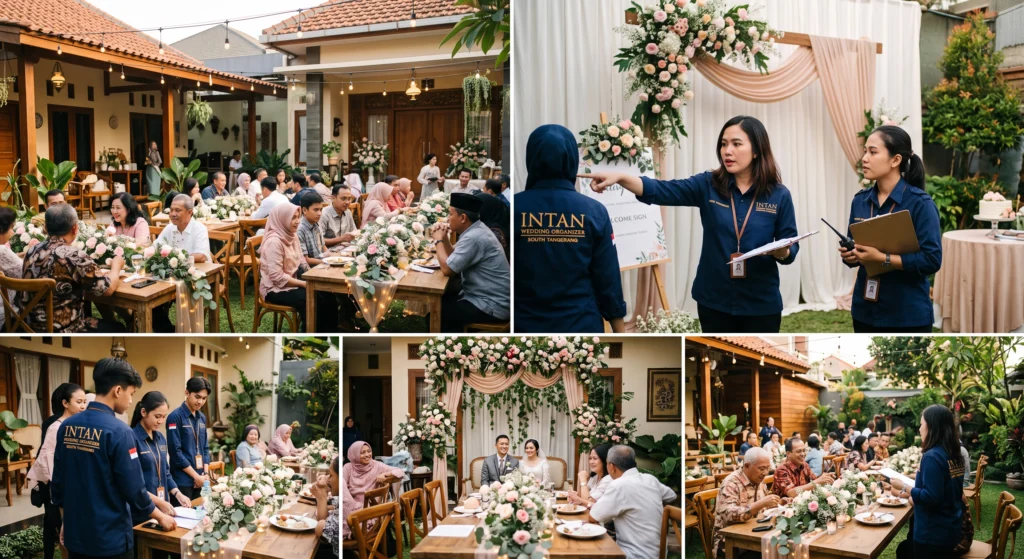 suasana paket pernikahan intimate dirumah