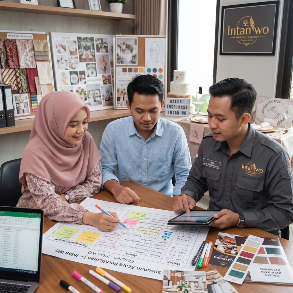 konsultasi susunan acara pernikahan bersama intan wo